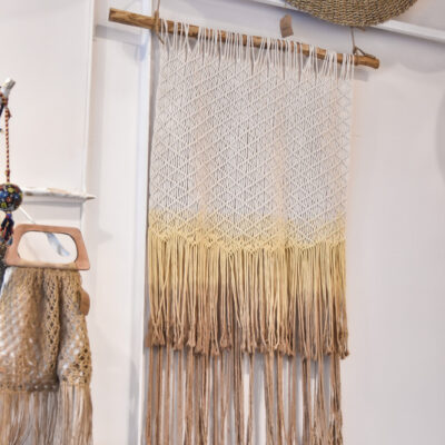 Tapiz macramé degradé chico