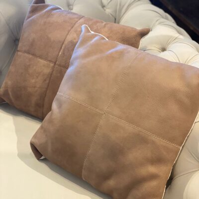 Almohadón Brown leather