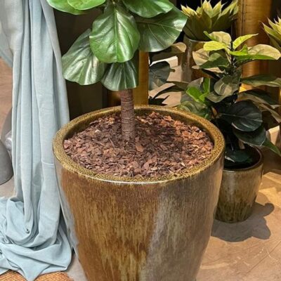 Maceta Cilindrica Verde