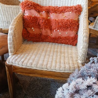 Silla Rattan y teka