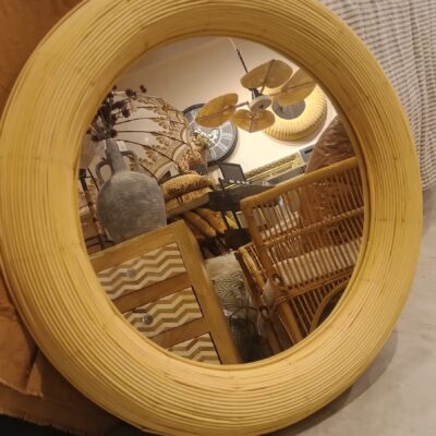 Espejo rattan